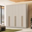 Guarda Roupa Roupeiro 6 Portas Fendi Dubai Vila Rica Guarda Roupa Roupeiro 6 Portas Fendi Dubai Vila Rica