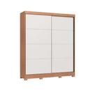 Guarda Roupa / Roupeiro Castro 0920M 2 portas 4 gavetas Cedro e Branco Line