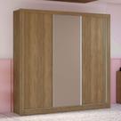 Guarda Roupa Roupeiro com 3 Portas de Correr e 2 Gavetas M570 Kappesberg
