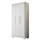 Guarda Roupa Roupeiro Flórida 3 Portas 3 Gavetas Tigus Baby Branco