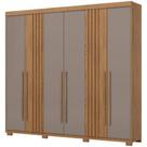 Guarda Roupa / Roupeiro Henn D325 6 Portas 4 Gavetas 230x252x48cm