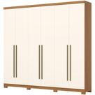 Guarda Roupa / Roupeiro Henn New Jade 6 Portas e 3 Gavetas MDP 230 x 249 x 46,5cm Guarda Roupa / Roupeiro Henn New Jade 6 Portas e 3 Gavetas MDP 230 x 249 x 46,5cm