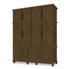 Guarda Roupa Roupeiro Magnólia 4 Portas Malbec