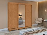 Guarda Roupa Saion 3 Portas com Pés 1 Porta Glass - Lopas Guarda Roupa Saion 3 Portas com Pés 1 Porta Glass - Lopas