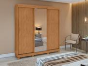 Guarda Roupa Saion 3 Portas com Pés 1 Porta Glass - Lopas Guarda Roupa Saion 3 Portas com Pés 1 Porta Glass - Lopas