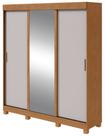 Guarda Roupa Saion 3 Portas com Pés 1 Porta Glass - Lopas Guarda Roupa Saion 3 Portas com Pés 1 Porta Glass - Lopas
