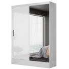 Guarda Roupa Santiago Carioca Solteiro com Espelho 2 Portas 2 Gavetas Cor Branco Guarda Roupa Santiago Carioca Solteiro com Espelho 2 Portas 2 Gavetas Cor Branco