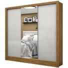 Guarda Roupa Santiago Casal 3 Portas 3 Gavetas Carioca Cor Cinamomo Off White Guarda Roupa Santiago Casal 3 Portas 3 Gavetas Carioca Cor Cinamomo Off White