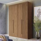 Guarda Roupa Santos Andira Buriti 4 Pts Jatoba/Jatoba