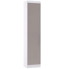 Guarda Roupa Sapateira 50cm 1 Pt Alpes Luciane Móveis Branco Pf-cinammon Pf