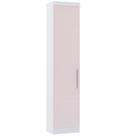 Guarda Roupa Sapateira 50cm 1 Pt Alpes Luciane Móveis Branco Pf-rosa Pf