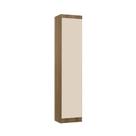 Guarda Roupa Sapateira Modulado 1 Porta 50cm Veneza Luciane Móv Avelã Pf/arenas Pf