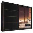 Guarda Roupa Sevilha 2 Portas de Correr Casal 6 Gavetas MDF Mademarcs