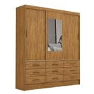 Guarda Roupa Sevilha 3 Portas 9 Gavetas Com Espelho Carioca Moveis Cinamomo Guarda Roupa Sevilha 3 Portas 9 Gavetas Com Espelho Carioca Moveis Cinamomo