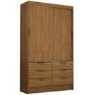 Guarda Roupa Sevilha Solteiro Sem Espelho 2 Portas 6 Gavetas Carioca Cor Cinamomo Guarda Roupa Sevilha Solteiro Sem Espelho 2 Portas 6 Gavetas Carioca Cor Cinamomo