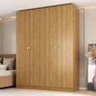 Guarda-roupa Solteiro 100% Mdf 4 Portas 2 Gavetas Brescia Guarda-roupa Solteiro 100% Mdf 4 Portas 2 Gavetas Brescia