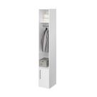 Guarda Roupa Solteiro 1233 Direito 1 Porta Bater Branco com Sapateira Guarda Roupa Solteiro 1233 Direito 1 Porta Bater Branco com Sapateira