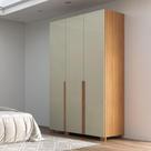 Guarda Roupa Solteiro 135cm c/ 3 Portas Dalla Costa 100% MDF