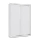 Guarda-roupa Solteiro 143cm 2 Portas de Correr Sliding Kappesberg - Branco Guarda-roupa Solteiro 143cm 2 Portas de Correr Sliding Kappesberg - Branco