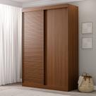 Guarda-Roupa Solteiro 2 Portas 1 Porta Ripada Samambaia CabeCasa MadeiraOriginals