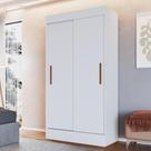 Guarda Roupa Solteiro 2 Portas 2 Gavetas Lyon Doripel