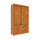 Guarda-Roupa Solteiro 2 Portas 6 Gavetas Chicago COR:Cinamomo Guarda-Roupa Solteiro 2 Portas 6 Gavetas Chicago COR:Cinamomo