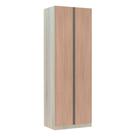 Guarda-roupa Solteiro 2 Portas 80 Cm Legno Crema Com Cumaru Guarda-roupa Solteiro 2 Portas 80 Cm Legno Crema Com Cumaru