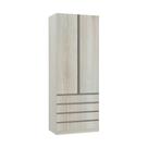 Guarda-roupa Solteiro 2 Portas 90 Cm Legno Crema Guarda-roupa Solteiro 2 Portas 90 Cm Legno Crema