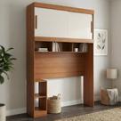 Guarda-roupa Solteiro 2 Portas com Cabeceira Gênova Plus Guarda-roupa Solteiro 2 Portas com Cabeceira Gênova Plus