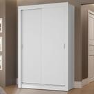 Guarda-roupa Solteiro 2 Portas Correr 2 Gavetas Branco