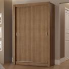 Guarda-roupa Solteiro 2 Portas Correr 2 Gavetas Rustic