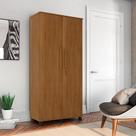 Guarda Roupa Solteiro 2 Portas Gold - Amêndoa