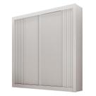 Guarda Roupa Solteiro 2 Portas Milano Branco Leifer Móveis