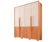 Guarda-roupa Solteiro 3 Gavetas 4 Portas Caemmun Francis