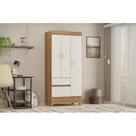 Guarda Roupa Solteiro 3 Portas 2 Gavetas 3 Prateleiras Wind Guarda Roupa Solteiro 3 Portas 2 Gavetas 3 Prateleiras Wind