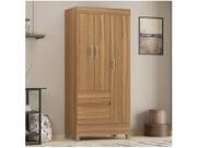 Guarda roupa solteiro 3 portas 2 Gavetas Wind 32860 Amêndola Demóbile