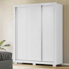 Guarda Roupa Solteiro 3 Portas e 2 Gavetas Branco TX
