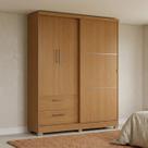 Guarda Roupa Solteiro 3 Portas Mistas e 2 Gavetas 218cm C533 Canela Guarda Roupa Solteiro 3 Portas Mistas e 2 Gavetas 218cm C533 Canela