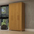 Guarda-roupa Solteiro 4 Portas 100% MDF 110cm Papoulas Espresso Móveis Guarda-roupa Solteiro 4 Portas 100% MDF 110cm Papoulas Espresso Móveis
