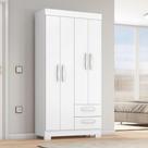 Guarda Roupa Solteiro 4 Portas 2 Gavetas Flex NT 6010 Notável Móveis