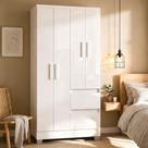 Guarda Roupa Solteiro 4 Portas 2 Gavetas Nápoles Poquema