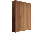 Guarda-roupa Solteiro 4 Portas 2 Gavetas