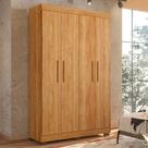 Guarda Roupa Solteiro 4 Portas 3 Gavetas Flórida 100% MDF