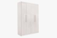 Guarda roupa solteiro 4 portas 3 gavetas ubatuba 100% mdf