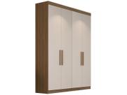 Guarda-Roupa Solteiro 4 Portas Édez Ash, Cedro