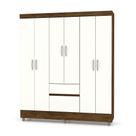Guarda Roupa Solteiro 6 Portas 153 cm Rio Plus Nature - Pallazio Guarda Roupa Solteiro 6 Portas 153 cm Rio Plus Nature - Pallazio