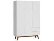 Guarda-Roupa Solteiro Alpi 3 PT 2 GV Branco