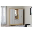 Guarda Roupa Solteiro Ambiente Cordoba 4 Portas Damasco Off White Poquema Guarda Roupa Solteiro Ambiente Cordoba 4 Portas Damasco Off White Poquema
