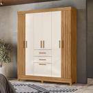 Guarda Roupa Solteiro Ambiente Malta 7 Portas Freijó Off White - Moval Guarda Roupa Solteiro Ambiente Malta 7 Portas Freijó Off White - Moval