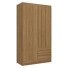 Guarda Roupa Solteiro Astro 4 Portas Almendra Acetinado - THB